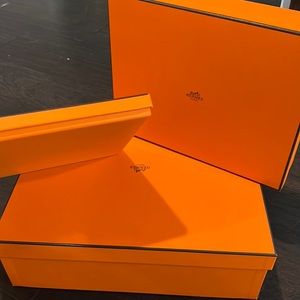 3 authentic hermes boxes in perfect condition